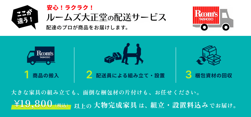 開封梱包組立設置サービス