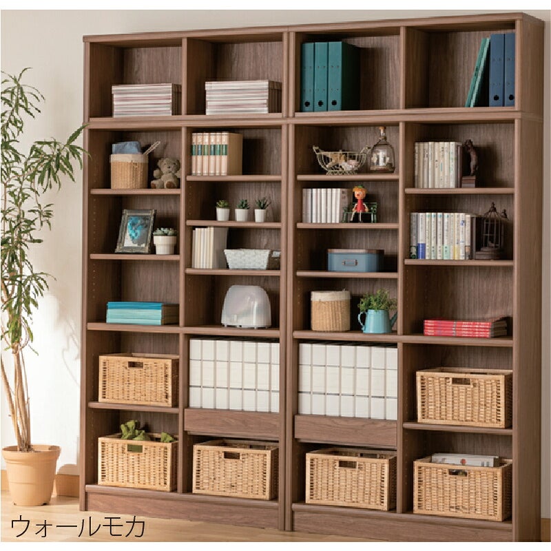 小島工芸本棚低ホルムアコード45Hハイタイプ【特注】国産書棚耐震機能頑丈組立不要完成品スリム幅45奥行30高さ180