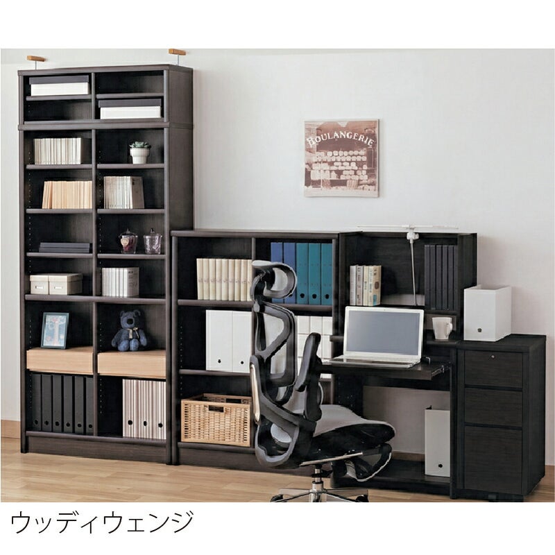 小島工芸本棚低ホルムアコード50Hハイタイプ【特注】国産書棚耐震機能頑丈組立不要完成品スリム幅50奥行30高さ180