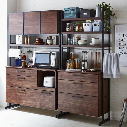 ルードタオル・キッチンペーパー掛け【キッチンボード/レンジボード/収納/食器棚/オプション/古賀家具】