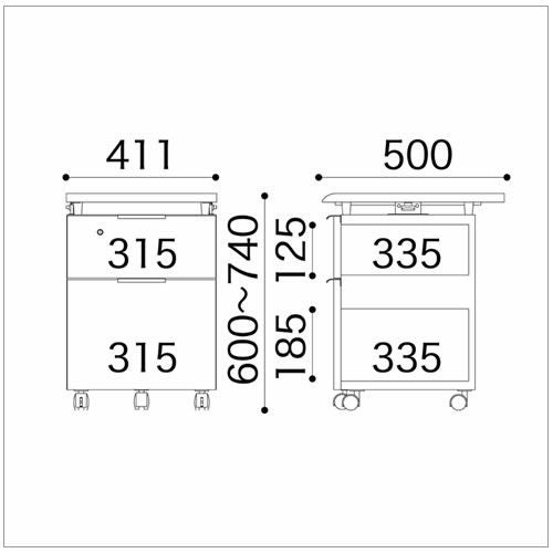 ＪＤ〔ジェイディー〕ワゴンＡ【組み合わせ/オフィス/リビング学習/日本製/小島工芸】