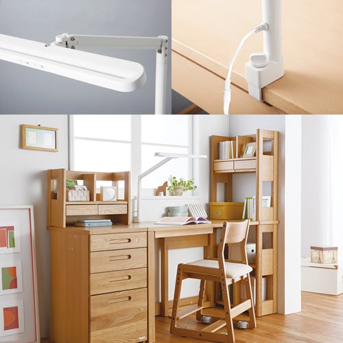 LEDライトECL-611LEDモードコントロールアームライト【2018年度/コイズミ/学習机/学習家具/照明/デスクライト/エコレディ/目にやさしい】