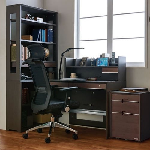 ワイズ〔WISE〕KWB-653BW85ハイシェルフ【書斎/ホームオフィス/テレワーク/おうち時間/コイズミ】