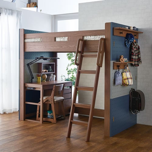 ペグPDW-643WOワゴン【デスク/チェア/椅子/子供部屋/リビング学習/集中力/お勉強/コイズミ】