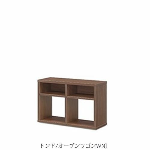 コンパクトデスクシリーズトンドオープンワゴンWN【テレワーク/リビング/書斎/おうち時間/学習デスク/ナチュラル/カグクロ/マルヨシ】