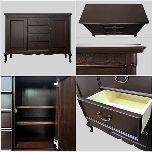 フルールSB114DM【キャビネット/収納/インテリア/リビング/ダイニング/クラシカル/東海家具】