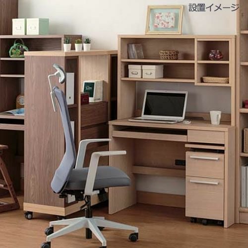 COM-1C1B-120H書棚チェリーナチュラル【オーダー/受注生産/書斎デスク/テレワーク/ホームオフィス/国産家具/小島工芸】