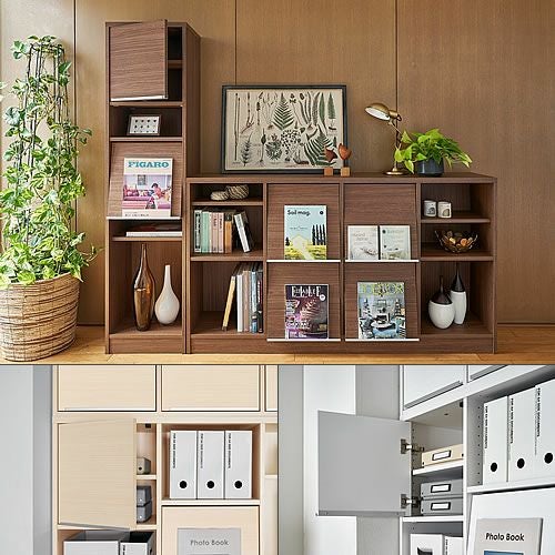 チョイスグリッドラックCGR扉L（左開き）【多目的ラック/オープンラック/リビング収納/オフィス/ショップ/大洋】