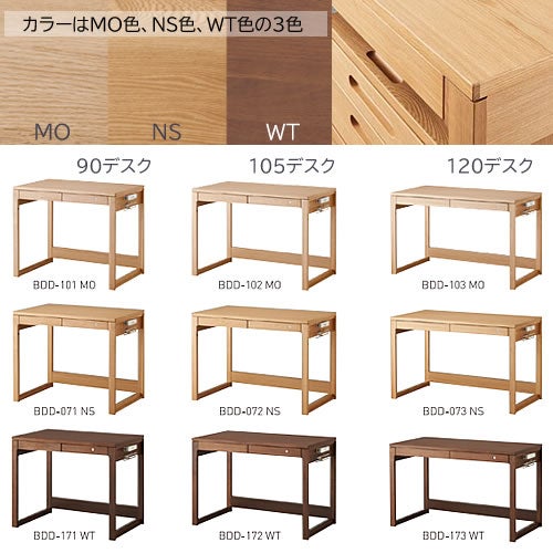 BEENO〔ビーノ〕BDD-172WT105デスク【ナチュラル/学習家具/リビング/シンプル/コイズミ】