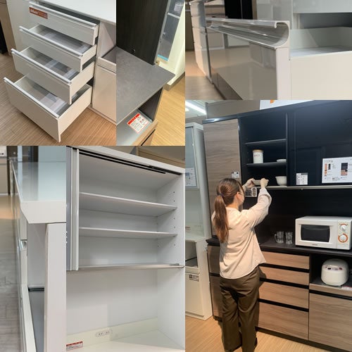 ココットW120オープン/ミディアム【食器棚/ナチュラル/シンプル/高橋木工】