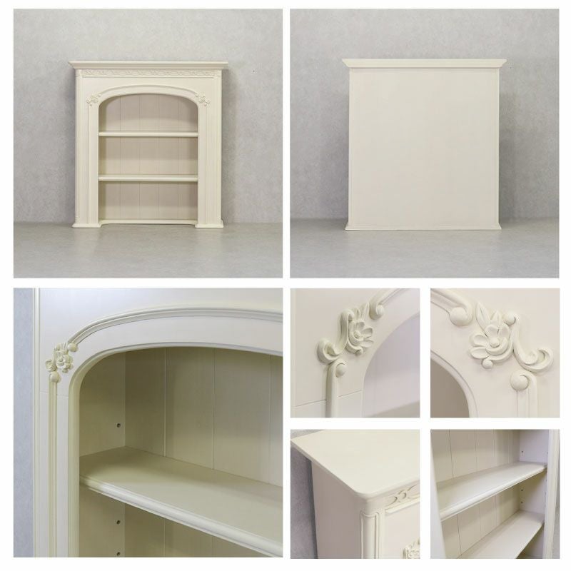 フルールマントルピースWH【インテリア/クラシカル/東海家具】