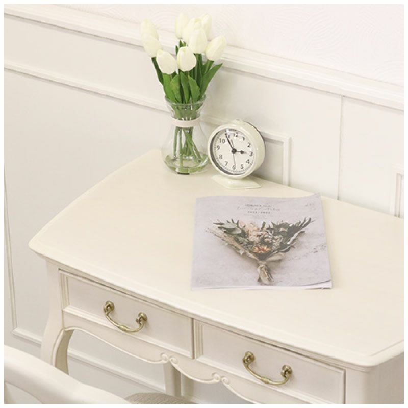 フルールリビングデスク75WH【収納/インテリア/リビング/ダイニング/クラシカル/東海家具】