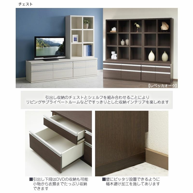 Nラチス チェスト/FL-110S【書棚/収納/リビング/書斎/シェルフ/大容量