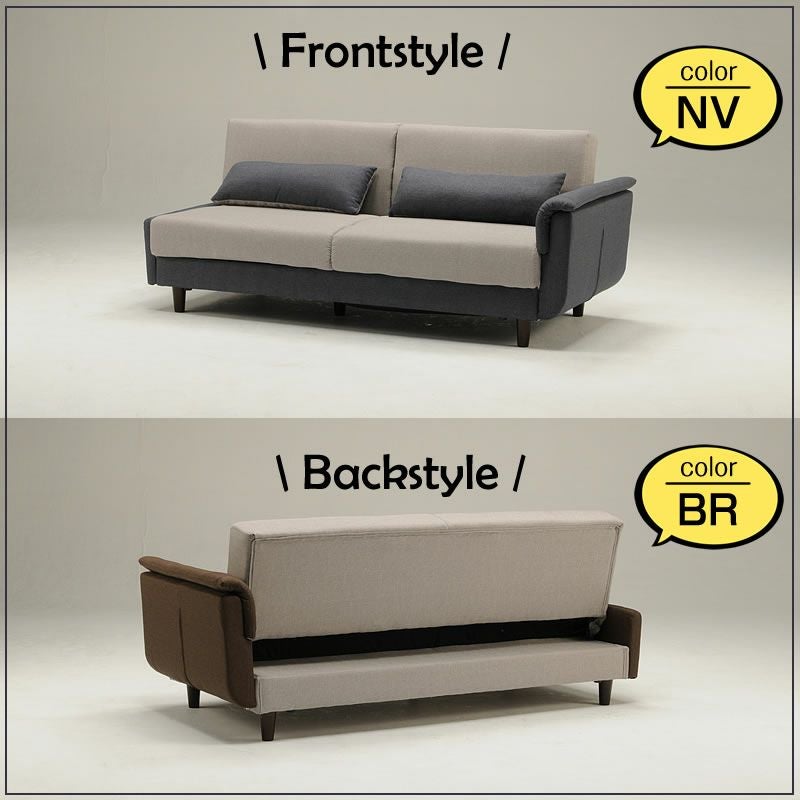 ソファベッドヨキYokiくすみカラーリビングひとり暮らし新生活光製作所