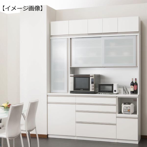 モアα（アルファ）T上置き80高さ40cm～59cm【ユニット食器棚】【転倒防止機能付き】【高橋木工】