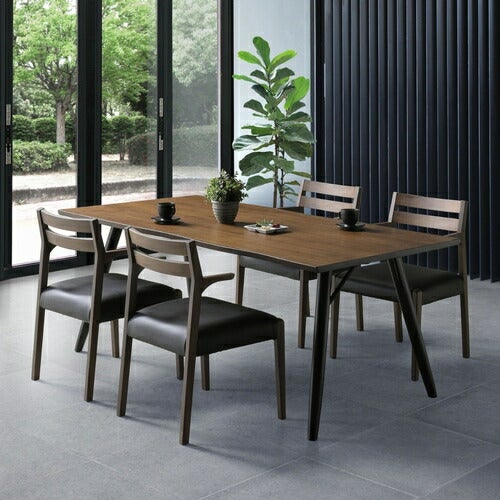 ダイニング5点セット135/150/180cmの3サイズ3色選択可テーブル・チェア4脚セットSHMONI【シモーニ/WeDoStyle】