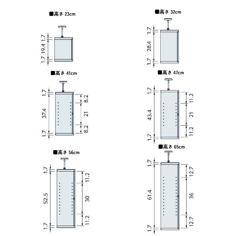 本棚シェルフィットオーダーラック奥行19cm棚板標準タイプ大洋