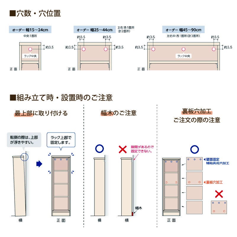 本棚シェルフィットオーダーラックスリム奥行19cm棚板標準タイプ大洋