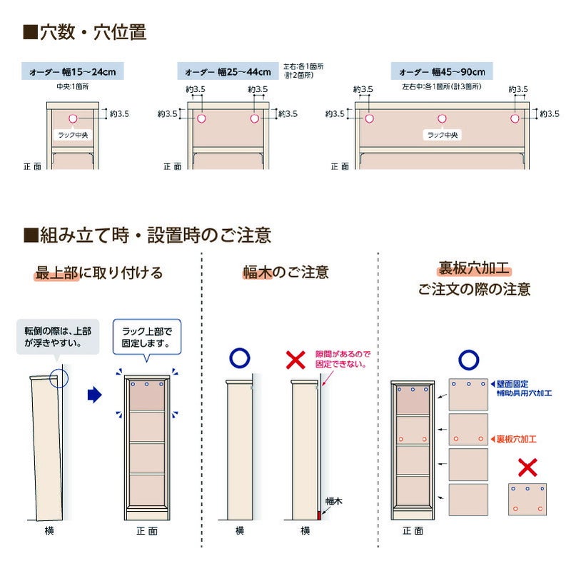 本棚シェルフィットオーダーラックスリム奥行19cm棚板標準タイプ大洋