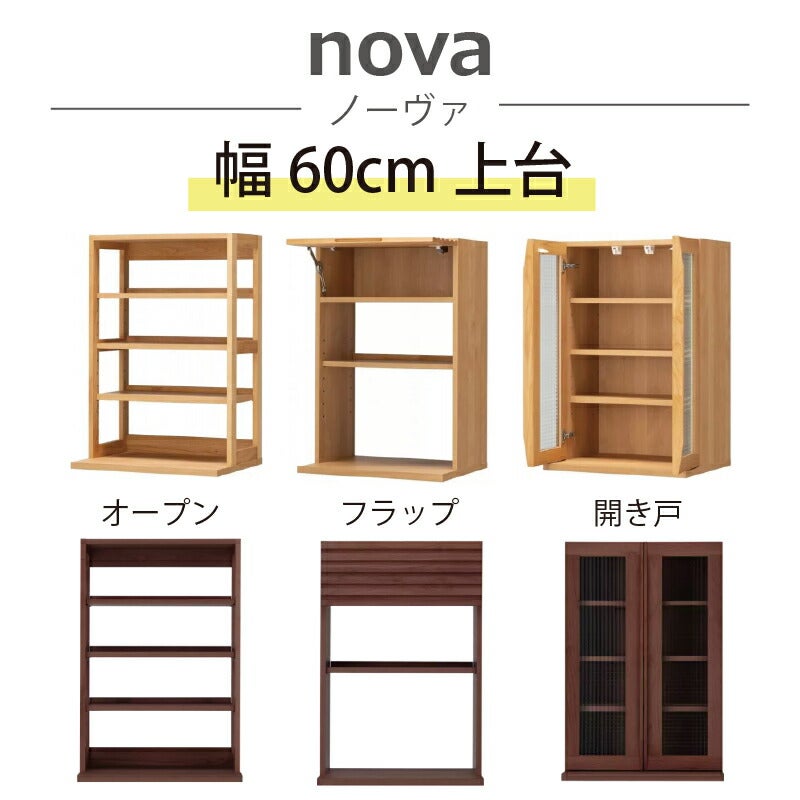 ユニットキッチンボード上台幅60cmノーヴァ堀田木工