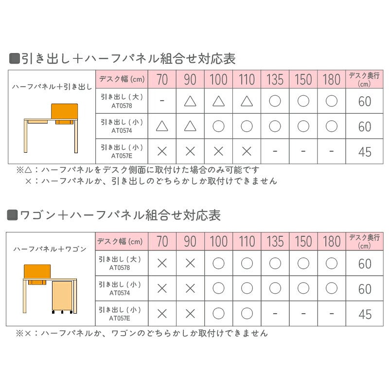 デスククリアネルSW8011幅90cm奥行45cmカリモク家具